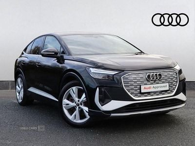 Used Audi Q4 e-tron S-Line 150 kW (204 HP) 2022 Black SUV