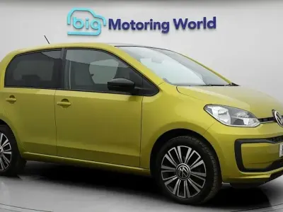 Used VW up! Black Edition 65 HP (47 kW) 2021 Yellow Hatchback
