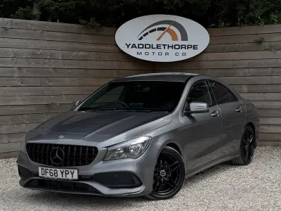 Used Mercedes CLA180 AMG line 122 HP (89 kW) 2019 Grey Coupe
