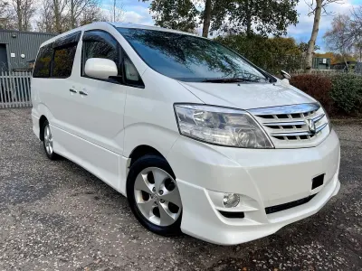 Used Toyota Alphard Edition 159 HP (116 kW) 2008 Pearl white MPV