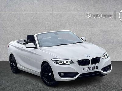 Used BMW 218 Sport Line 190 HP (139 kW) 2020 White Cabriolet