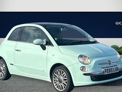 Used Fiat 500 Lounge 69 HP (50 kW) 2015 Green Hatchback
