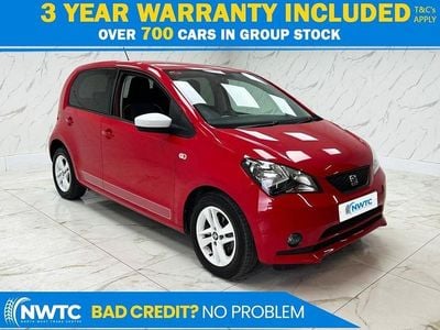 Used Seat Mii Design 60 HP (44 kW) 2017 Red Hatchback
