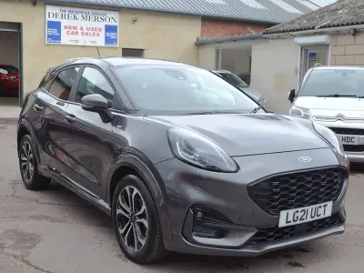 Begagnad Ford Puma ST-Line 155 HK (114 kW) 2021 Grå SUV