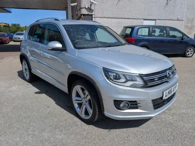 Used VW Tiguan R-line Edition 150 HP (110 kW) 2016 Silver SUV