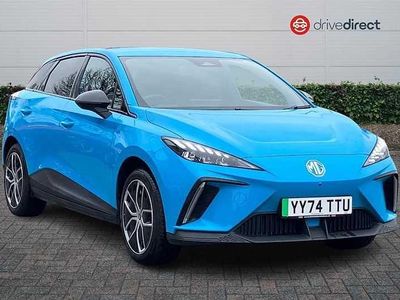 Used MG MG4 EV Trophy 2025 Blue Hatchback