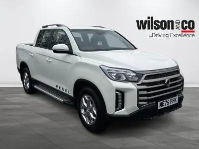 New KGM Musso 202 HP (148 kW) 2026 White Pickup