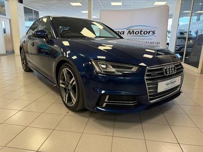 Used Audi A4 S-Line 190 HP (139 kW) 2017 Blue Sedan