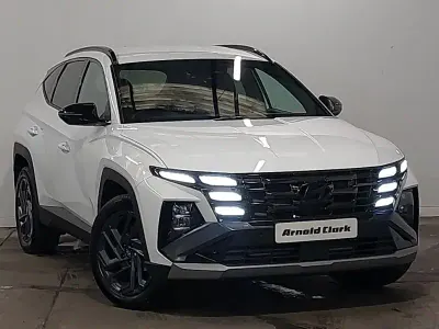 New Hyundai Tucson Blackline 239 HP (175 kW) 2026 White SUV