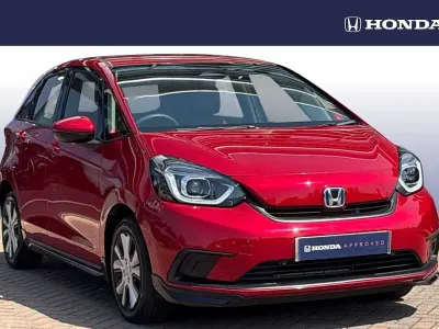 Used Honda Jazz Hybrid 109 HP (80 kW) 2021 Red Hatchback