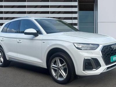 White Used 2022 Audi Q5 S-Line SUV | £28,490 (Good price)