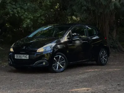 Used Peugeot 208 Active 2017 Black Hatchback