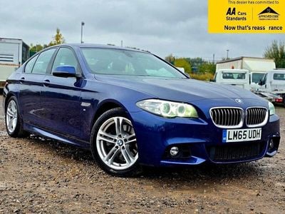 Blue Used 2015 BMW 520 M Sport Sedan | £11,188 (Fair price)