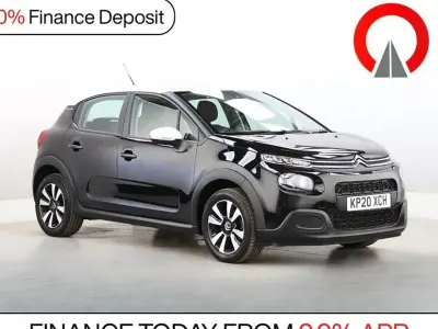 Used Citroën C3 Feel 83 HP (61 kW) 2020 Black Hatchback