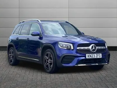 Used Mercedes GLB200 AMG Line Premium 163 HP (119 kW) 2023 Blue SUV
