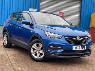 Used Vauxhall Grandland X S 130 HP (95 kW) 2018 Blue SUV