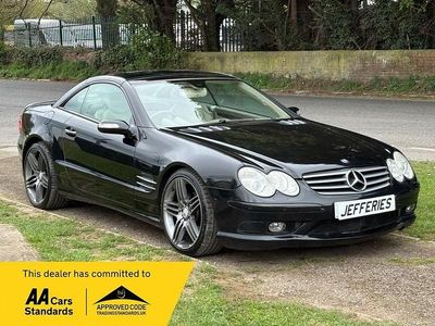 Used Mercedes SL350 245 HP (180 kW) 2005 Black Cabriolet