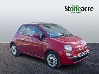 Used Fiat 500 Lounge 69 HP (50 kW) 2013 Red Hatchback