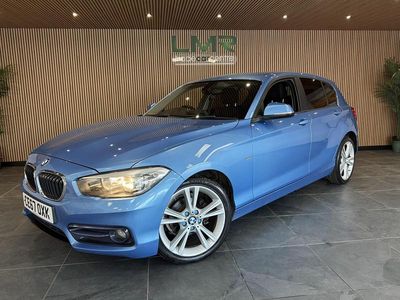 Used BMW 118 Sport Line 2017 Blue Hatchback