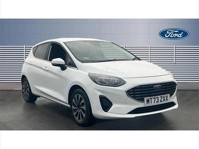 Used Ford Fiesta Titanium 101 HP (74 kW) 2022 White Hatchback