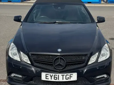 Used Mercedes E220 2011 Black Cabriolet