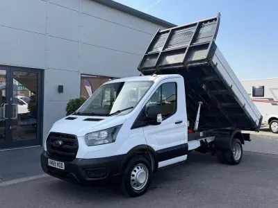 Used Ford Transit 130 HP (95 kW) 2019 White Cabriolet