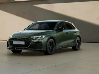 New Audi A3 Black Edition 2026 Green Hatchback