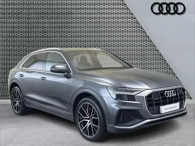 Used Audi Q8 S-Line 286 HP (210 kW) 2018 Grey SUV
