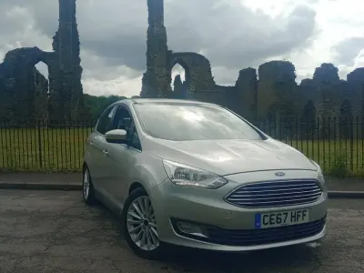 Used Ford C-MAX Titanium 125 HP (91 kW) 2017 Silver MPV