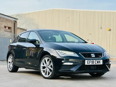 Begagnad Seat Leon FR 125 HK (91 kW) 2018 Svart Halvkombi