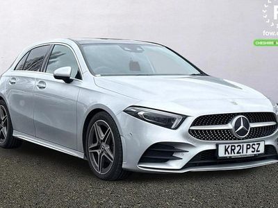 Used Mercedes A180 AMG Line Premium Plus 116 HP (85 kW) 2021 Silver Hatchback