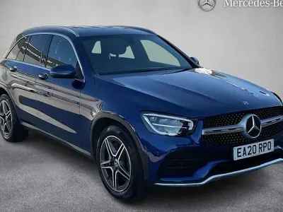 Used Mercedes GLC220 AMG line 194 HP (142 kW) 2020 Blue SUV