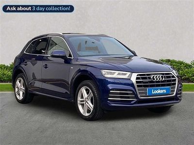 Blue Used 2018 Audi Q5 S-Line SUV | £17,499 (Fair price)