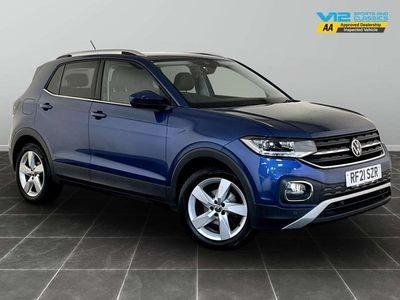 Blue Used 2021 VW T-Cross SEL SUV | £13,695 (Fair price)