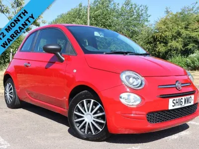 Used Fiat 500 Pop 69 HP (50 kW) 2016 Red Hatchback