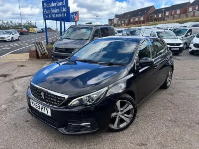 Used Peugeot 308 Allure 130 HP (95 kW) 2019 Black Hatchback