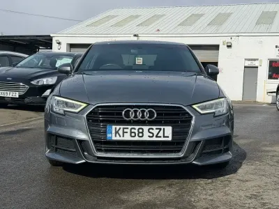 Used Audi A3 S-Line 116 HP (85 kW) 2019 Grey Sedan