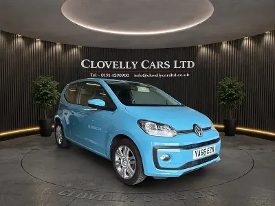Used VW up! high up! 75 HP (55 kW) 2016 Blue Hatchback