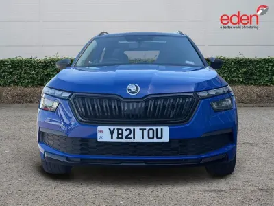 Used Skoda Kamiq Monte Carlo 116 HP (85 kW) 2020 Blue SUV
