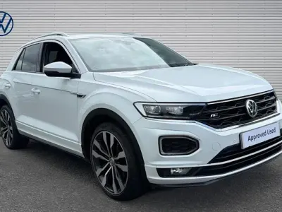 Used VW T-Roc R-line 116 HP (85 kW) 2019 White SUV