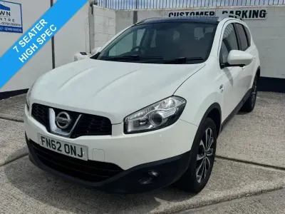 Used Nissan Qashqai +2 N-TEC 117 HP (86 kW) 2012 White SUV