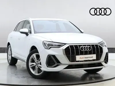 Używany Audi Q3 S-Line 150 KM (110 kW) 2021 Biały SUV