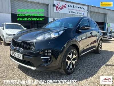 Used Kia Sportage GT-Line S 177 HP (130 kW) 2017 Black SUV