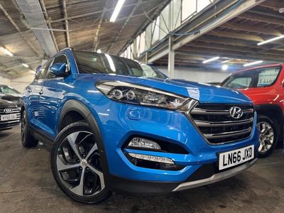Blue Used 2016 Hyundai Tucson Premium SE SUV | £15,495 (Fair price)