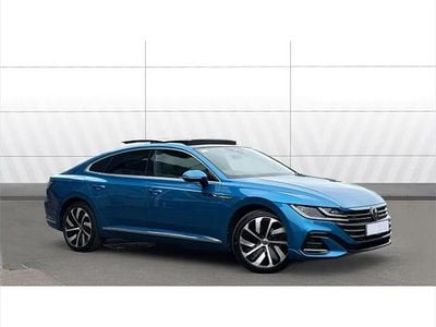 Used VW Arteon R-line 218 HP (160 kW) 2022 Blue Hatchback