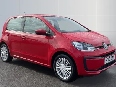 Used VW up! Move 60 HP (44 kW) 2018 Red Hatchback