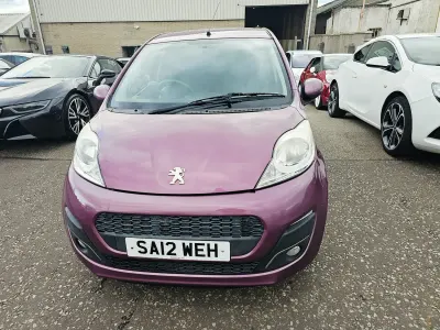 Used Peugeot 107 Allure 68 HP (50 kW) 2012 Purple Hatchback