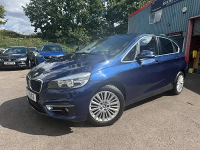 Used BMW 218 Luxury Line 150 HP (110 kW) 2016 Blue Hatchback