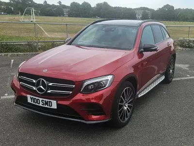 Begagnad Mercedes GLC250 AMG line 204 HK (150 kW) 2017 Röd SUV