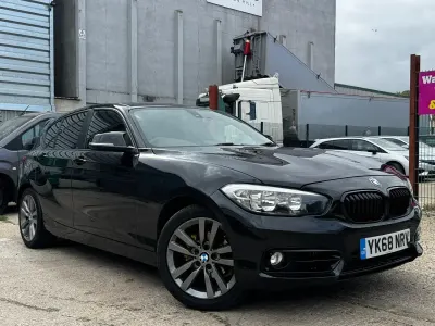 Used BMW 118 Sport Line 2018 Black Hatchback
